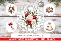 Christmas Wedding Wind Spinner Product Image 1