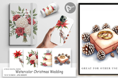 Christmas Wedding Digital Paper Product Image 1