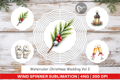 Christmas Wedding Wind Spinner Product Image 1