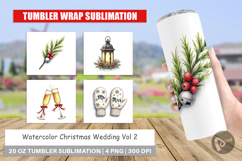 Christmas Wedding Tumbler Product Image 1