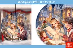 Christmas wind spinner Christmas carols wind spinner design Product Image 1