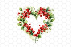 Watercolor Christmas Wreath Clipart