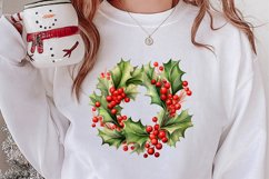 Watercolor Christmas Wreath Sublimation Clipart, Christmas Wreath Clipart, Christmas Wreath Sublimation, Christmas Wreath watercolor, Watercolor Christmas Wreath, Christmas Wreath, Christmas Wreath PNG,