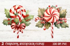 Christmas Wreath Clipart, Christmas Wreath Clipart Product Image 1