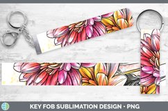GorgeousWatercolor Key Fob design.