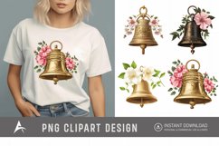 Watercolor Church Bell Clipart Product Image 1