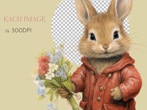 Cute Animals Watercolour Clipart PNG 18 Product Image 15