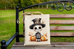 Cute Skeleton Halloween Clipart Bundle Product Image 4