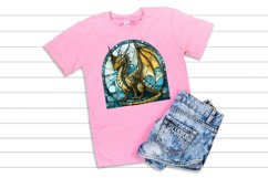 Stained Glass Dragon Sublimation Clipart Bundle - 24 designs Product Image 8