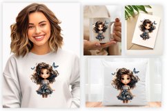  Butterfly Princess Clipart