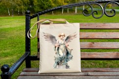 Angel Statue Watercolor Sublimation Clipart Product Image 9