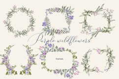Watercolor Wildflower Clipart Collection Product Image 7