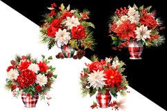 Watercolor Clipart - CHRISTMAS TIME Product Image 2