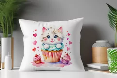 This watercolor  sublimation clipart will be a wonderful addition to your valentines, cards, and other creative projects dedicated to love. Immerse yourself in the enchanting world of tenderness and warmth with this watercolor clipart crafted especially f