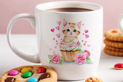 This watercolor  sublimation clipart will be a wonderful addition to your valentines, cards, and other creative projects dedicated to love. Immerse yourself in the enchanting world of tenderness and warmth with this watercolor clipart crafted especially f