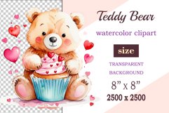 This watercolor  sublimation clipart will be a wonderful addition to your valentines, cards, and other creative projects dedicated to love. Immerse yourself in the enchanting world of tenderness and warmth with this watercolor clipart crafted especially f