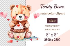 This watercolor  sublimation clipart will be a wonderful addition to your valentines, cards, and other creative projects dedicated to love. Immerse yourself in the enchanting world of tenderness and warmth with this watercolor clipart crafted especially f