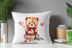 This watercolor  sublimation clipart will be a wonderful addition to your valentines, cards, and other creative projects dedicated to love. Immerse yourself in the enchanting world of tenderness and warmth with this watercolor clipart crafted especially f