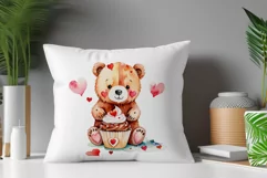 This watercolor  sublimation clipart will be a wonderful addition to your valentines, cards, and other creative projects dedicated to love. Immerse yourself in the enchanting world of tenderness and warmth with this watercolor clipart crafted especially f