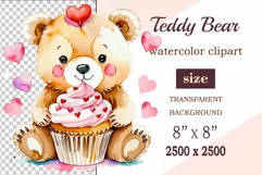 This watercolor  sublimation clipart will be a wonderful addition to your valentines, cards, and other creative projects dedicated to love. Immerse yourself in the enchanting world of tenderness and warmth with this watercolor clipart crafted especially f