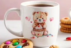 This watercolor  sublimation clipart will be a wonderful addition to your valentines, cards, and other creative projects dedicated to love. Immerse yourself in the enchanting world of tenderness and warmth with this watercolor clipart crafted especially f