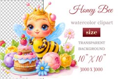 Cute watercolor bee - perfect for your project! This gentle drawing will add playfulness and charm to your design. Use it for creating cards, web design, and much more
