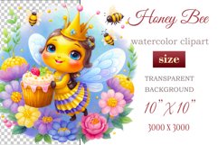 Cute watercolor bee - perfect for your project! This gentle drawing will add playfulness and charm to your design. Use it for creating cards, web design, and much more