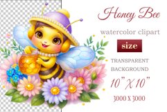 Cute watercolor bee - perfect for your project! This gentle drawing will add playfulness and charm to your design. Use it for creating cards, web design, and much more