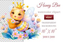 Cute watercolor bee - perfect for your project! This gentle drawing will add playfulness and charm to your design. Use it for creating cards, web design, and much more