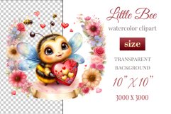 Cute watercolor bee - perfect for your project! This gentle drawing will add playfulness and charm to your design. Use it for creating cards, web design, and much more. #watercolorclipart #bee #drawing