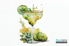 Watercolor Margarita PNG Clipart Product Image 1