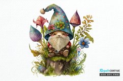 Watercolor easter bunny Gnome PNG Clipart Product Image 1