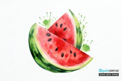 Watercolor Watermelon PNG Clipart Product Image 1