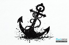 Anchor Black PNG Clipart Product Image 1