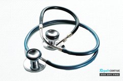 Watercolor Nurse Supplies PNG Clipart Product Image 1