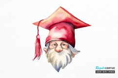 Watercolor Gnome Graduate PNG Clipart Product Image 1