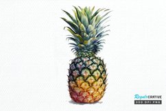 Watercolor Pineapple PNG Clipart Product Image 1