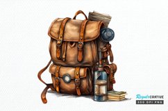 Vintage Backpack PNG Clipart Product Image 1