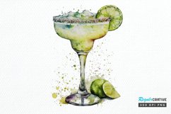 Watercolor Margarita PNG Clipart Product Image 1