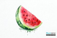 Watercolor Watermelon PNG Clipart Product Image 1