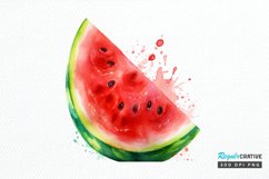 Watercolor Watermelon PNG Clipart Product Image 1