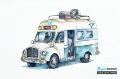 Watercolor Nurse Supplies PNG Clipart Product Image 1