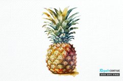 Watercolor Pineapple PNG Clipart Product Image 1