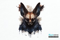 Watercolor Gothic Animal PNG Clipart Product Image 1