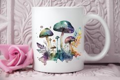 Watercolor Magic Mushrooms PNG Clipart Product Image 2