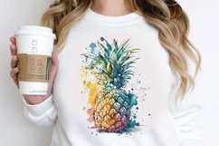 Watercolor Pineapple PNG Clipart Product Image 2