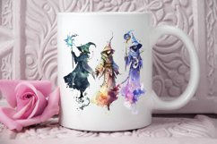 Watercolor Celestial Wizards PNG Clipart Product Image 2