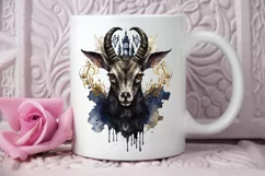 Watercolor Gothic Animal PNG Clipart Product Image 2