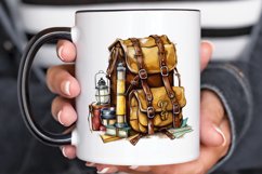 Vintage Backpack PNG Clipart Product Image 2
