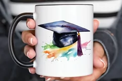 Watercolor Graduate Flower PNG Clipart Product Image 2
